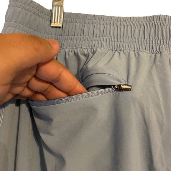 ATHLETA Brooklyn Lined Jogger Pants Sz 14 Athleisure Casual Sportwear Golf Blue - Picture 10 of 13